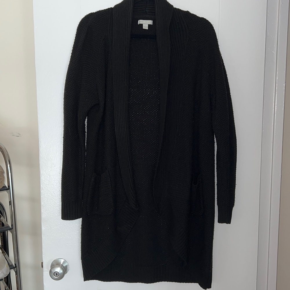Black cardigan